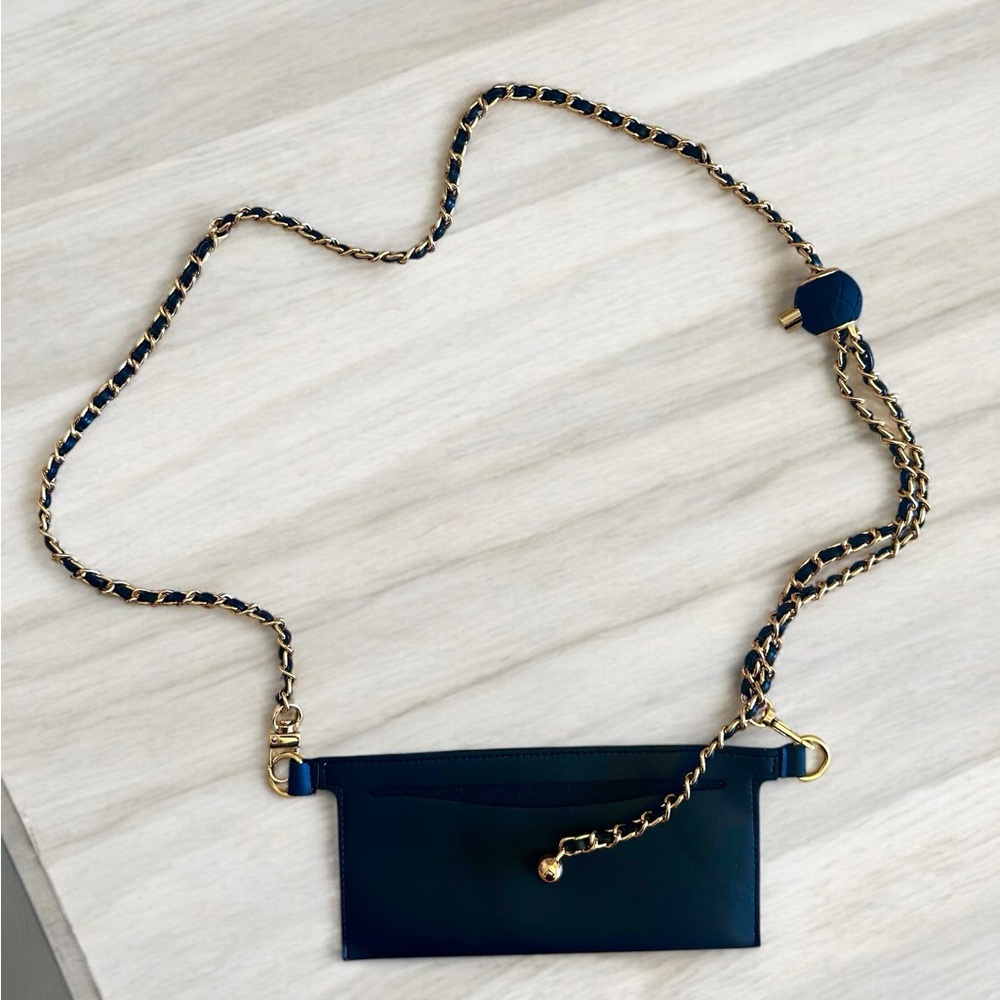 wallet insert and Gold Chain for Purse